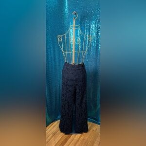 Black Lace Bell Bottom